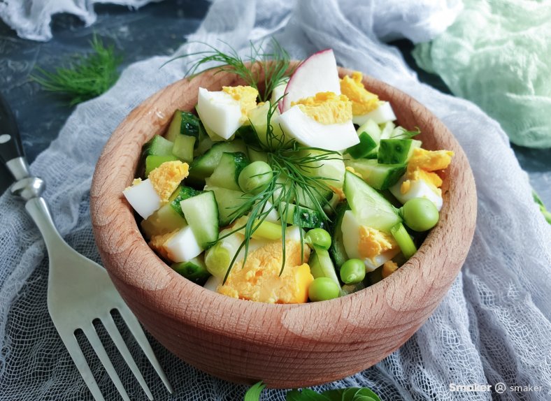  Lekka sałatka z groszkiem 