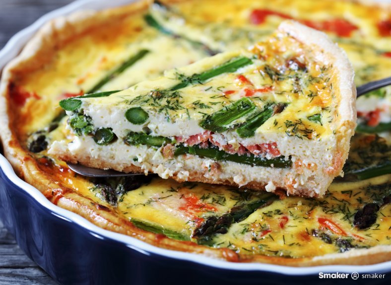  Quiche ze szparagami 