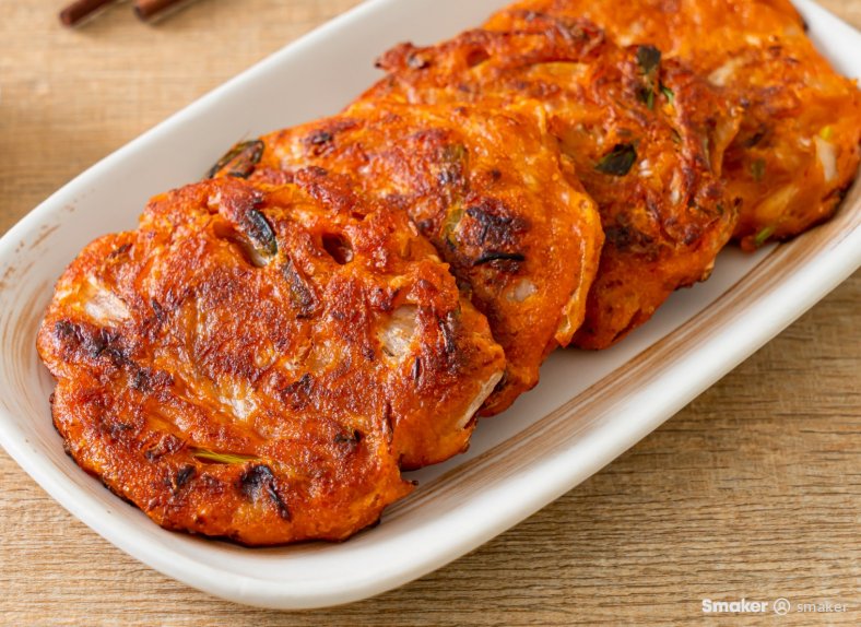  Placki z kimchi 