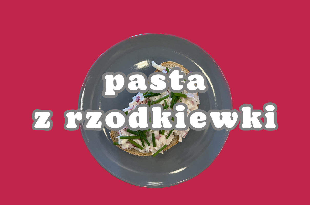 Pasta z rzodkiewki i sera
