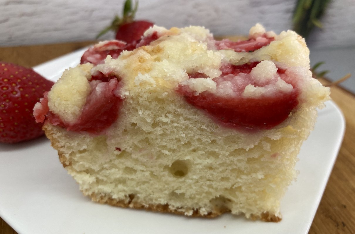 Ciasto z mascarpone i truskawkami