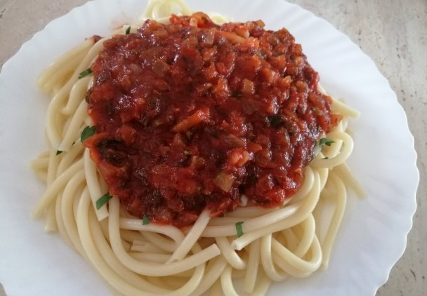 Wegetariańskie spaghetti