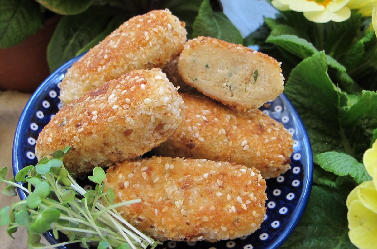 Krokieciki z wędzonego dorsza