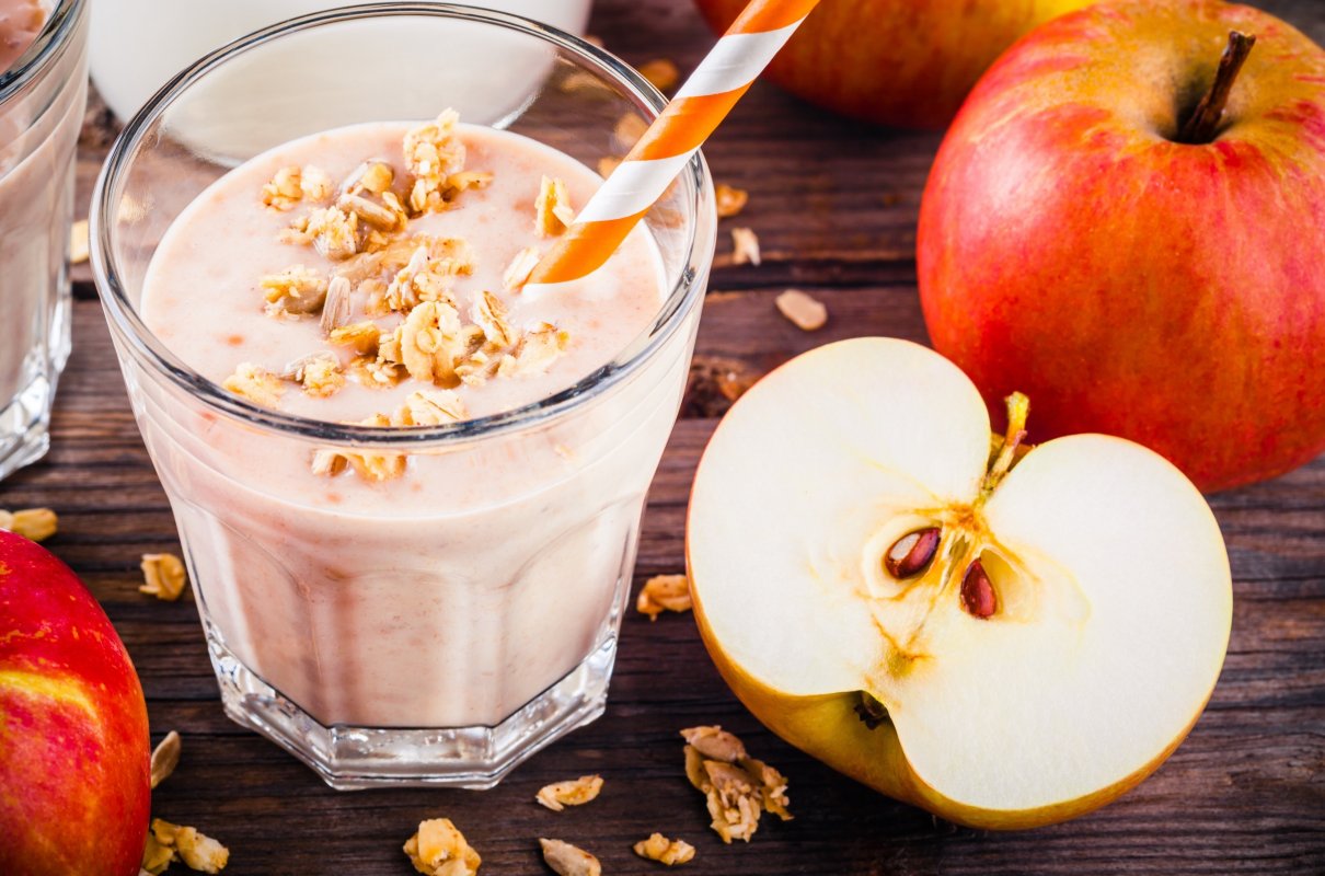 Szarlotkowe smoothie na śniadanie