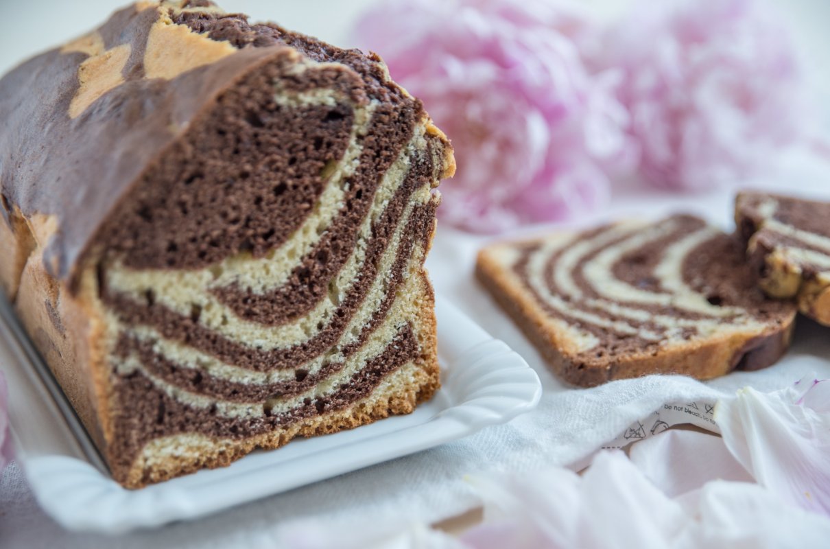 Ciasto zebra na oranżadzie