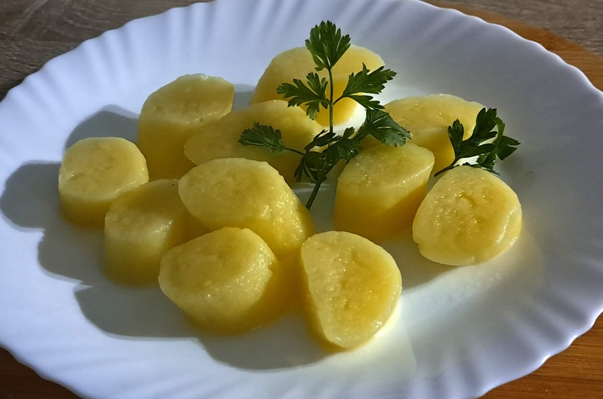 Kluski śląskie w kształcie kopytek