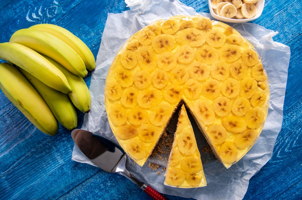 Ciasto bananowe bez pieczenia