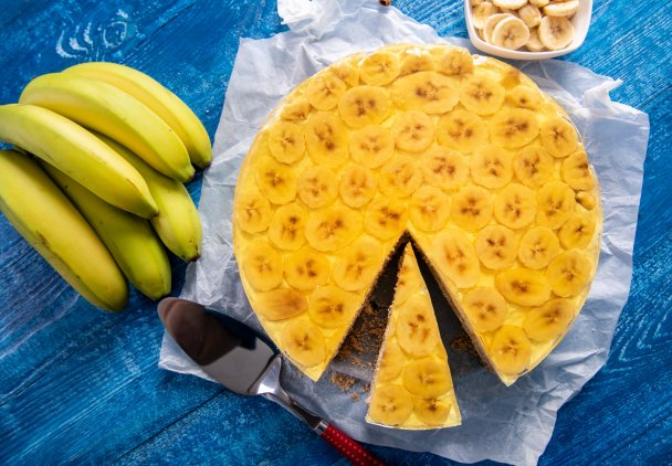 Ciasto bananowe bez pieczenia