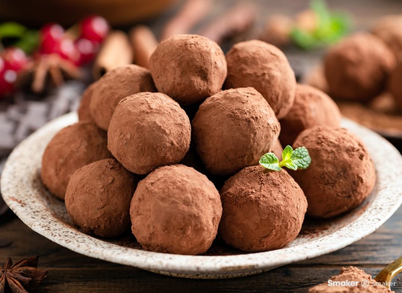  Trufle czekoladowo-kakaowe 