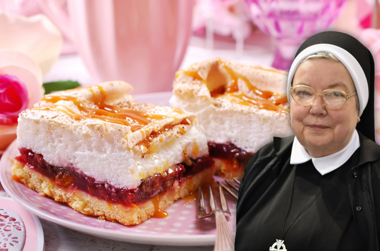 Ciasto kruche ze śliwkami i bezą siostry Anastazji