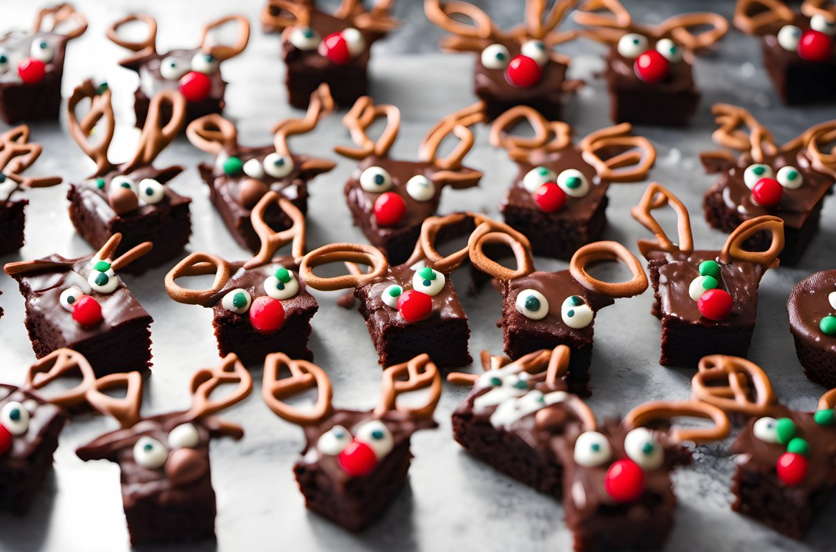 Reniferki brownie