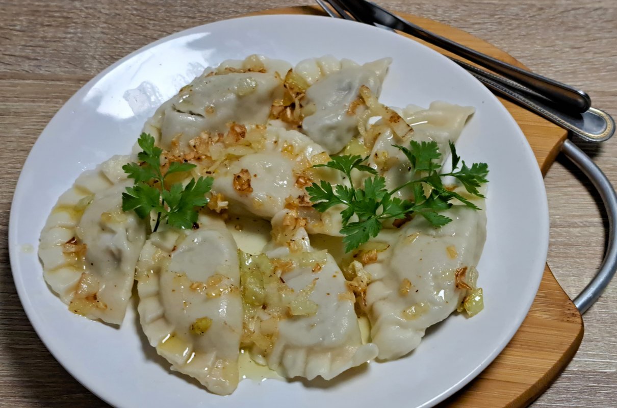 Pierogi urodzinowe z farszem mięsnym