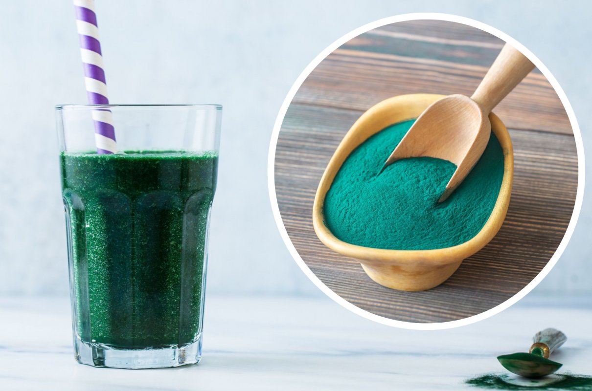 Koktajl na odchudzanie z niebieską spiruliną. Jakie właściwości ma
