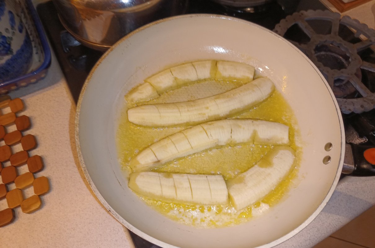 Banan na śniadanie lub deser