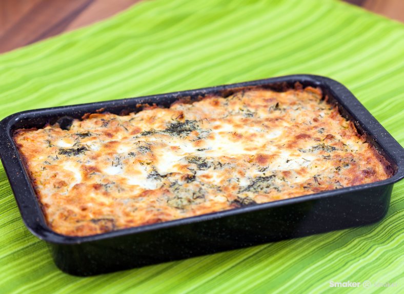  Wysokobiałkowa zapiekanka z serka wiejskiego 