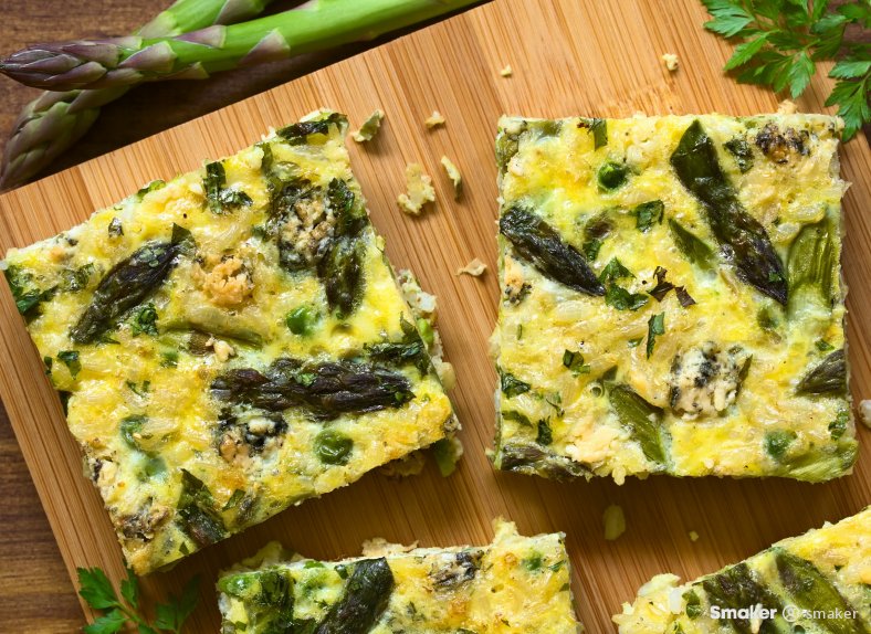 Frittata ze szparagami