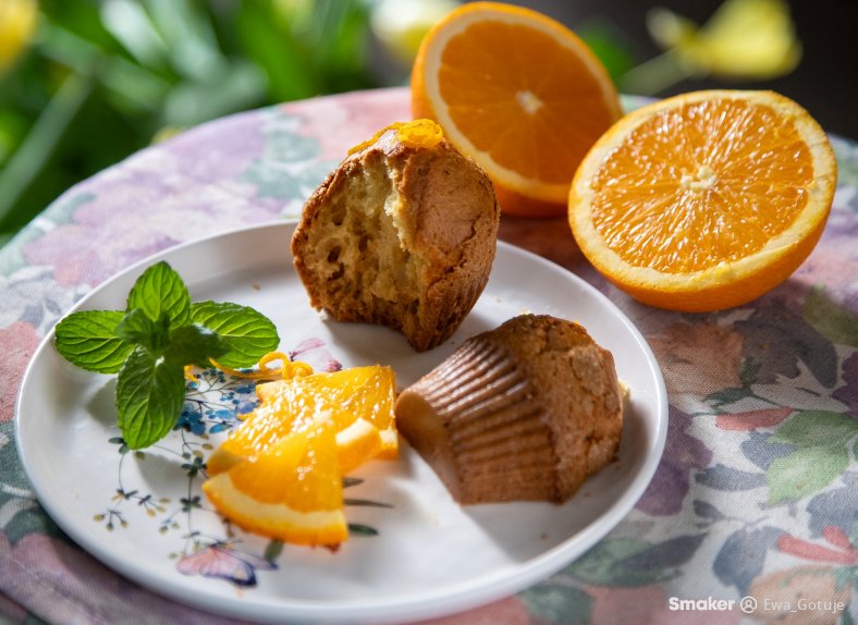  Muffinki pomarańczowe Ewy Wachowicz 