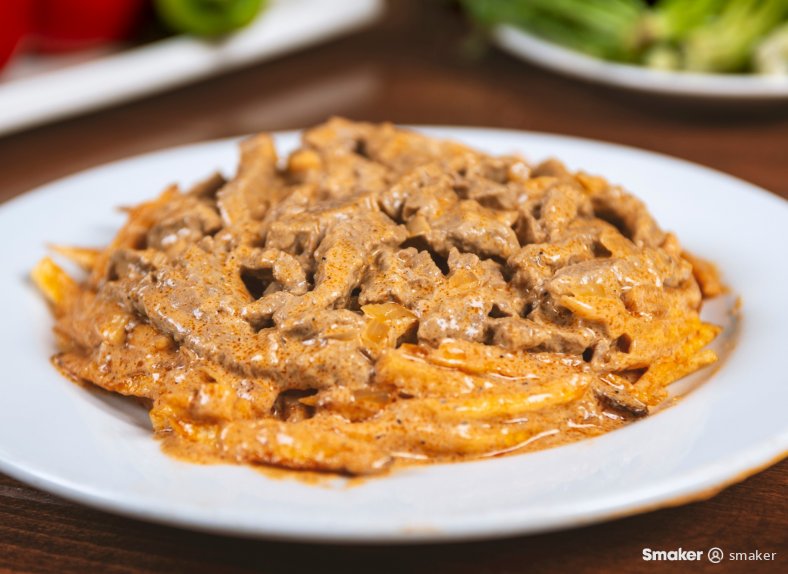  Boczniaki à la strogonow 