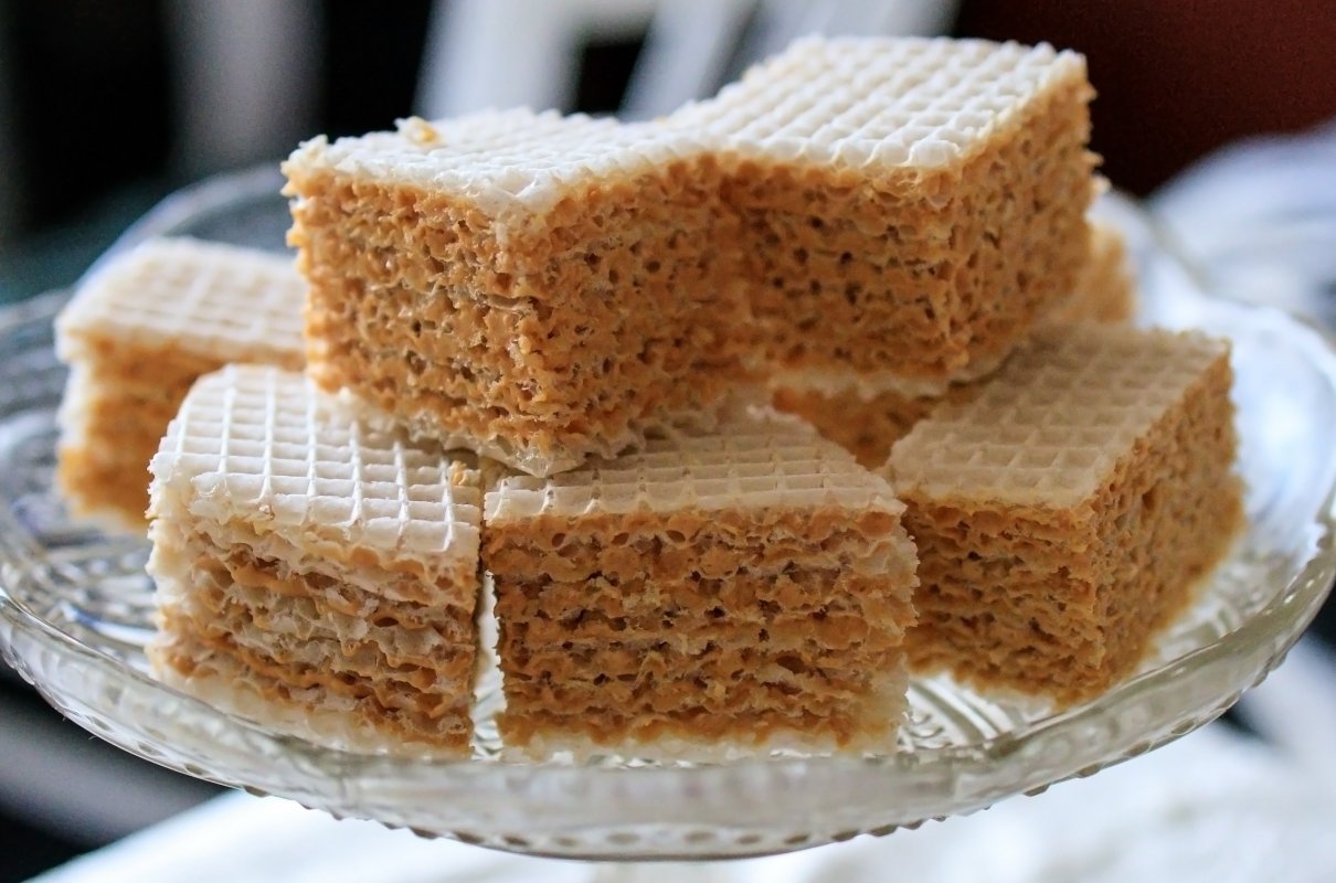 Wafle z mlekiem w proszku