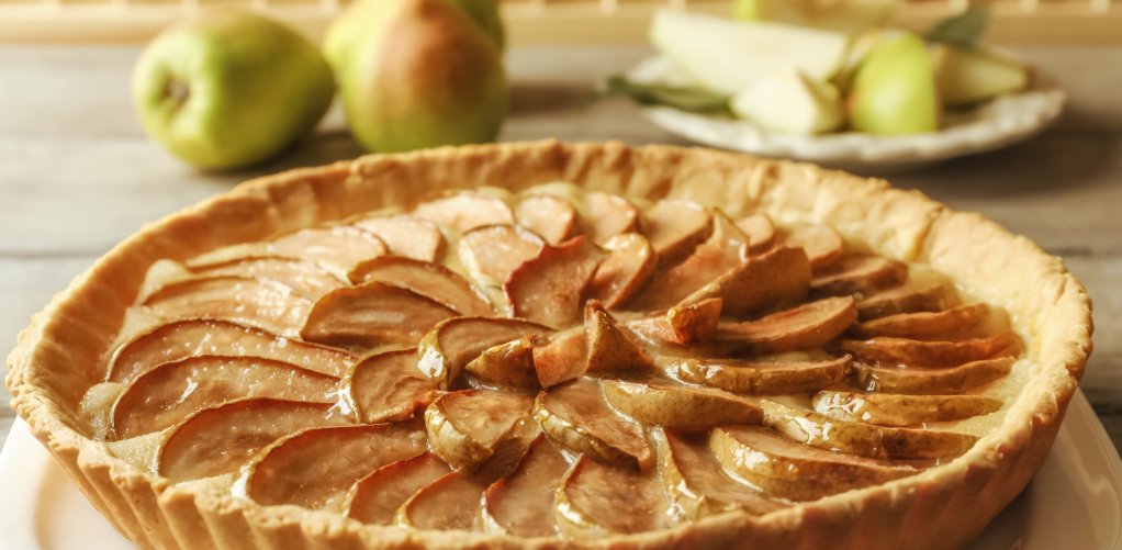 Tarta z gruszkami