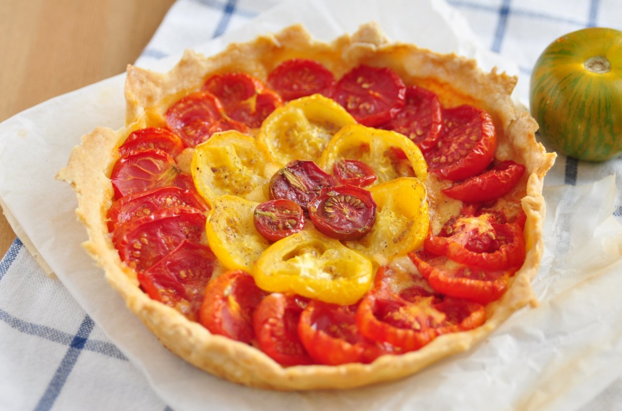 Tarta z pomidorami