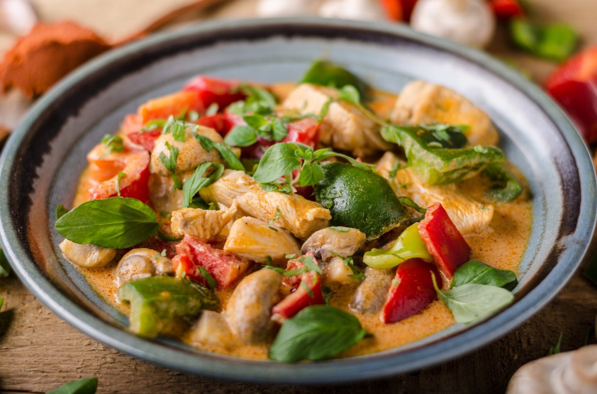 Curry z kurczakiem i dynią