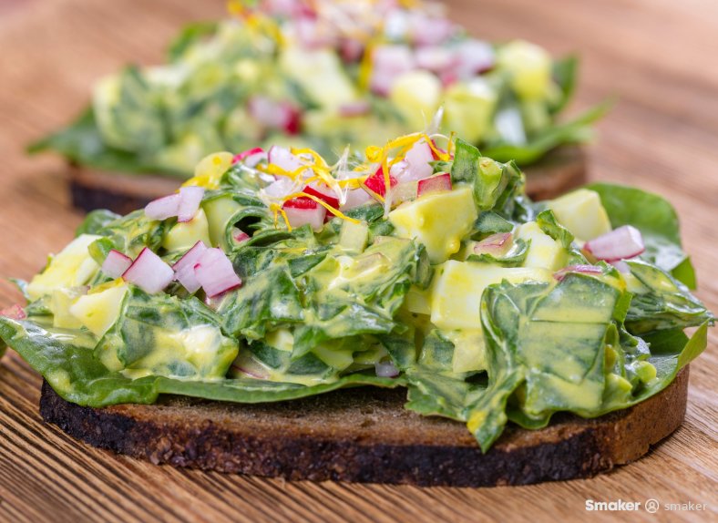  Pasta kanapkowa ze szpinakiem 