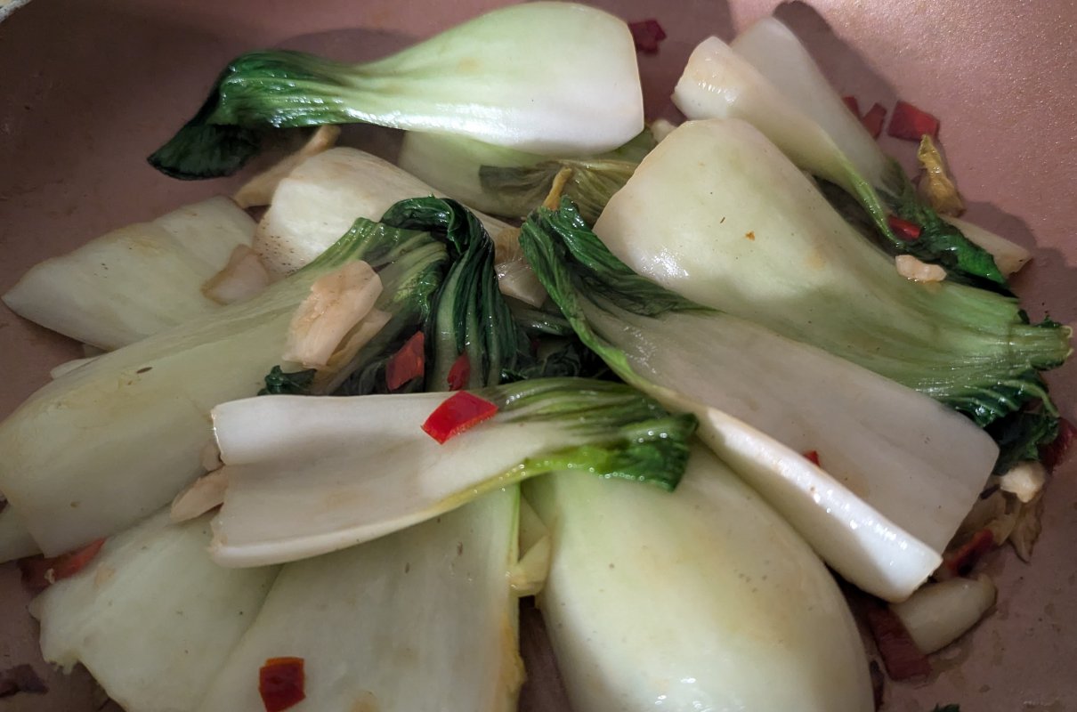 Pok choi z chili