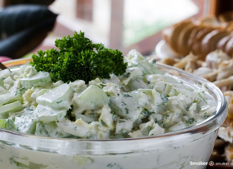 Sałatka ogórkowa a'la tzatziki