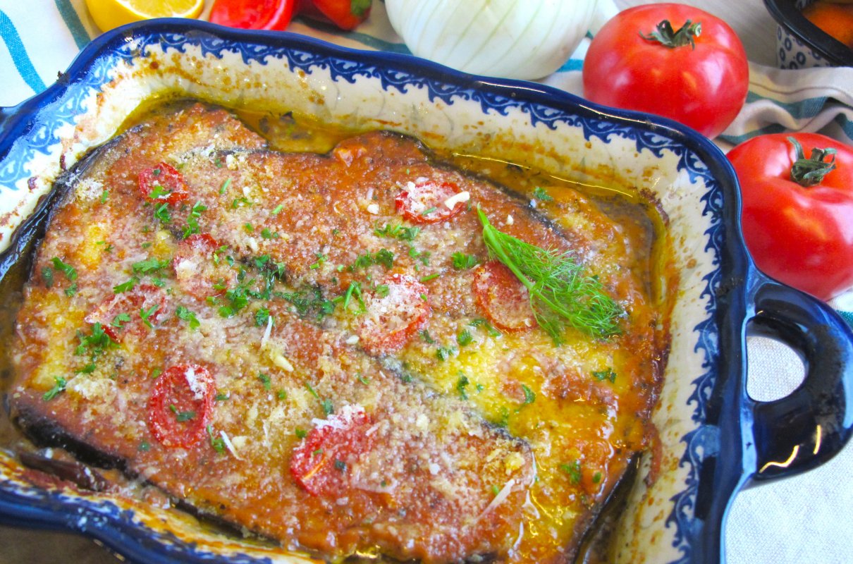 Parmigiana di melanzane- zapiekanka bakłażanowa
