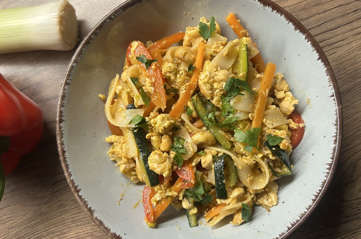 Pad thai z kurczakiem