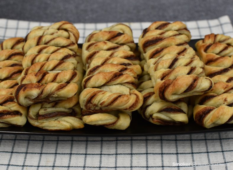  Spiralki z ciasta francuskiego 