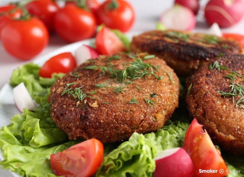  Kotlety z soczewicy z porem 