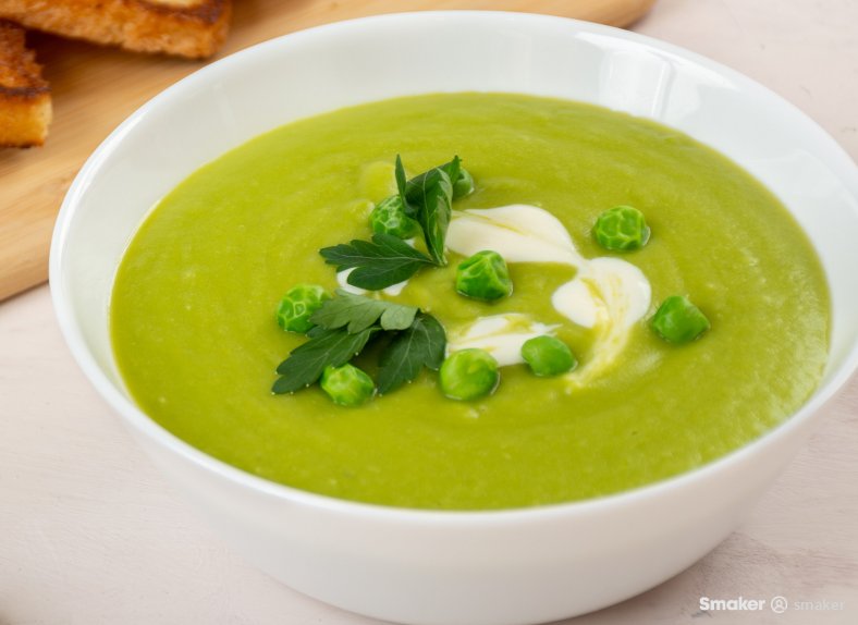  Zupa krem z zielonego groszku 