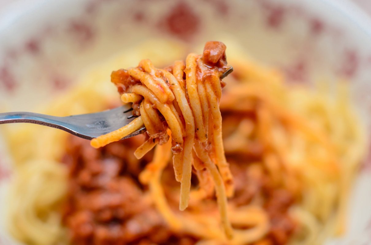 Spaghetti z mięsem mielonym