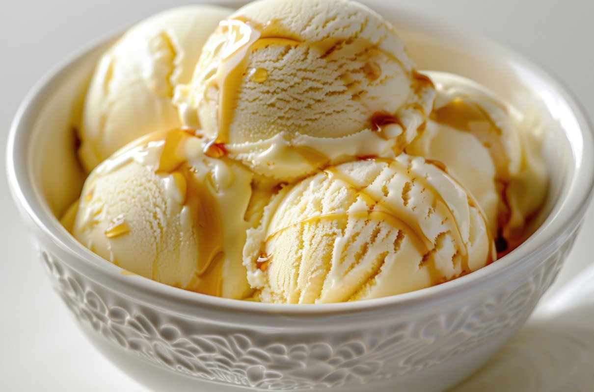 Domowe lody karmelowe