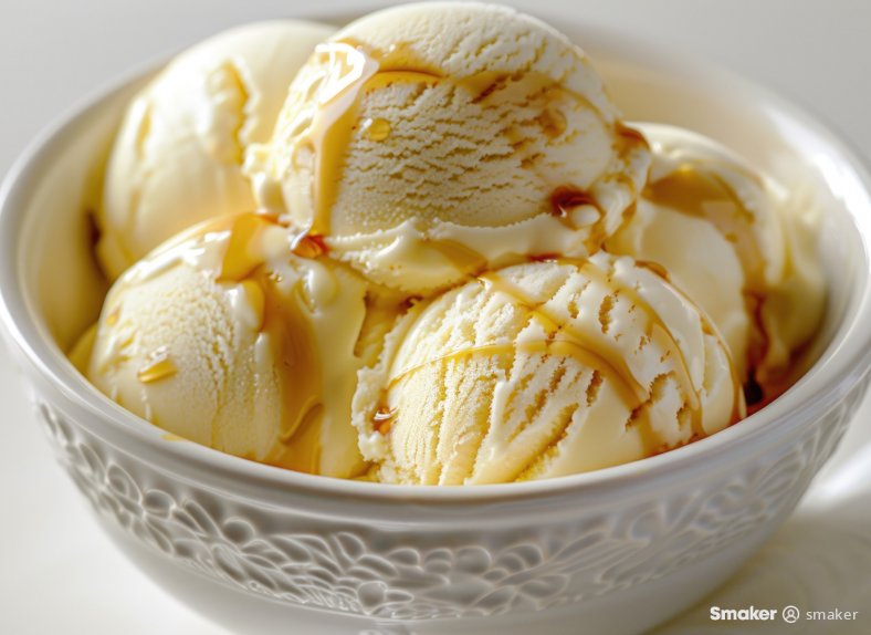 Domowe lody karmelowe