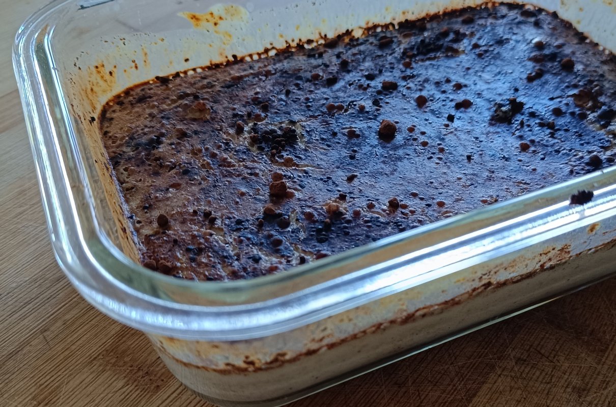 Zapiekana owsianka bananowy sernik