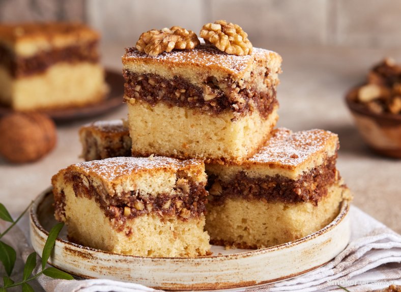  Ciasto z orzechami włoskimi 