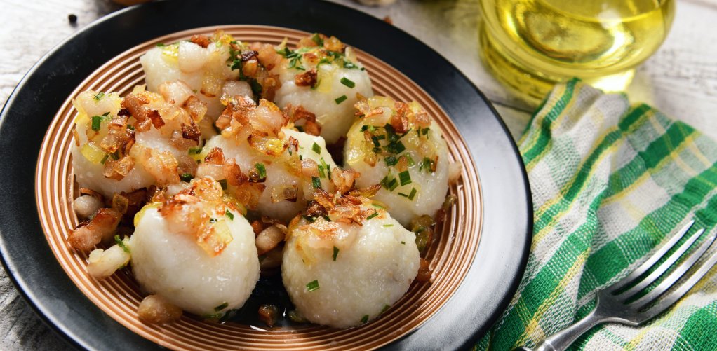 Pyzy z mięsem z rosołu