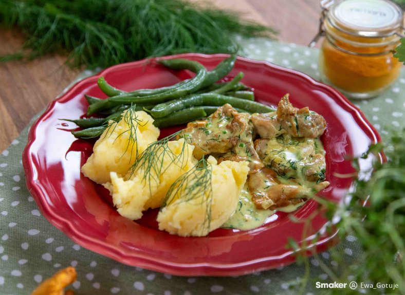  Polędwiczki w sosie kurkowym według Ewy Wachowicz 