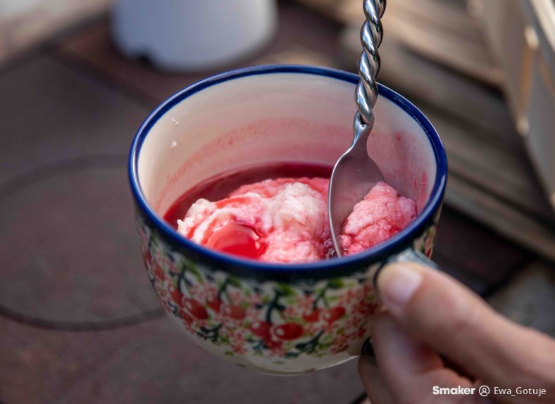  Grysik z sokiem malinowym według Ewy Wachowicz 
