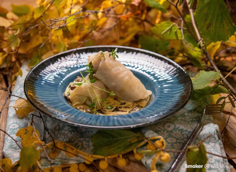  Gołąbki w liściach kiszonej kapusty 