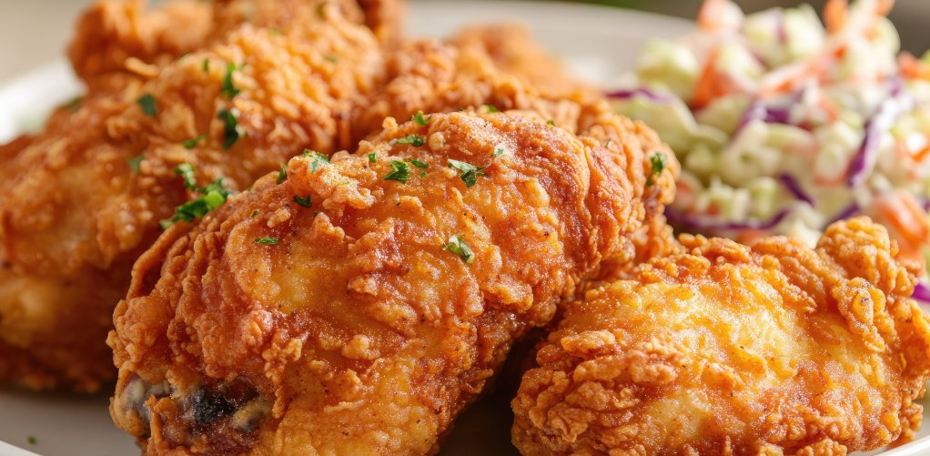 Chrupiący smażony kurczak