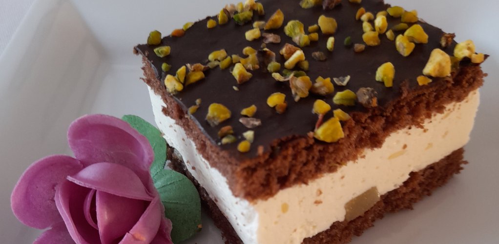 Ciasto kakaowe z pianką serową