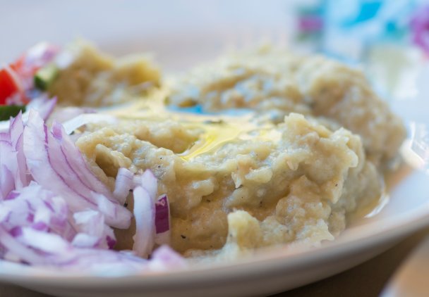 Pasta z pieczonego bakłażana