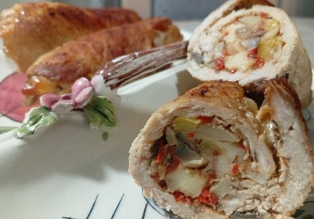 Roladki wieprzowe z piekarnika na ostro