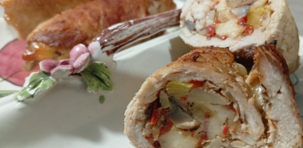 Roladki wieprzowe z piekarnika na ostro