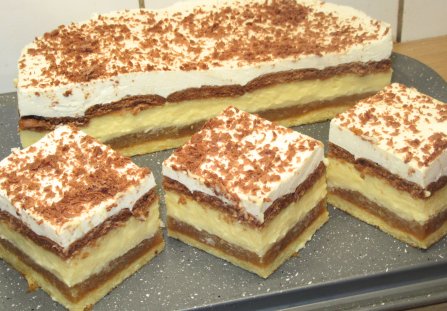 REWELACJA!!! Pyszne ciasto budyniowo-śmietankowe z jabłkam