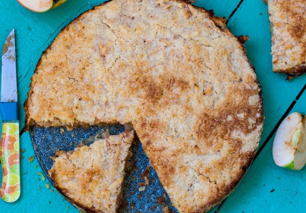 Szarlotka bez mąki i cukru